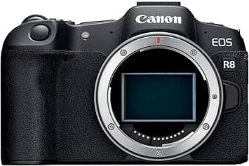Canon EOS R8 Digital Cameras Black New