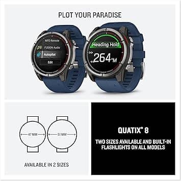 Garmin quatix® 8 Smartwatches New Blue