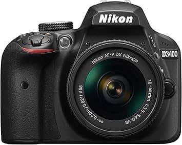 Nikon D3400 Digital Cameras Black New
