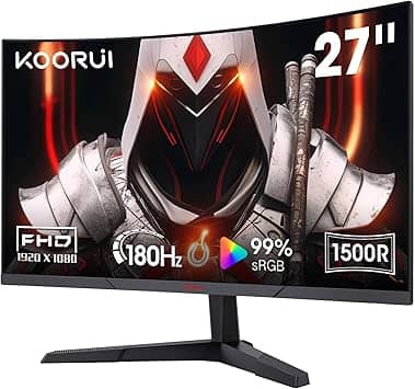 KOORUI 27E6CA Monitors New Black