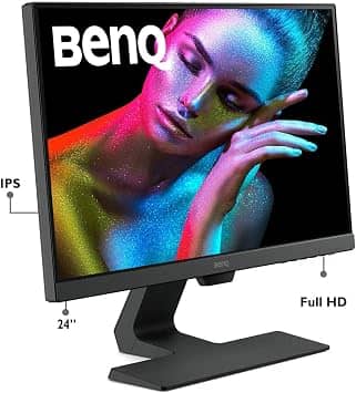 BenQ GW2480 Monitors Open-Box Excellent Black