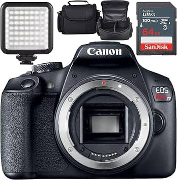 Canon EOS Rebel T7 Digital Cameras Black New