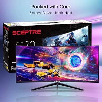 Sceptre C305B Monitors New White