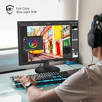 Sceptre E249W Monitors New Black