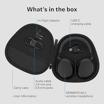 Sennheiser Momentum 4 Headphones & Earbuds New Black