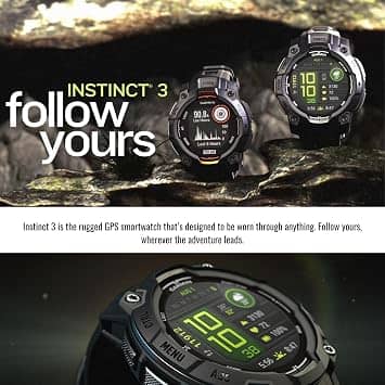 Garmin Instinct 3 Smartwatches New Gray