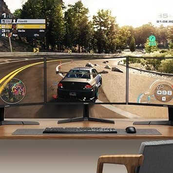 KOORUI 24E6CA Monitors New Black
