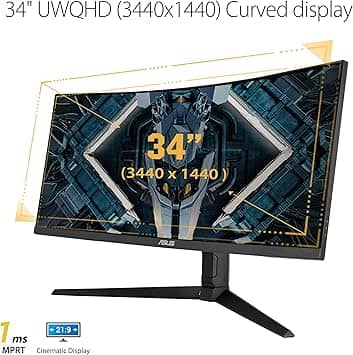 ASUS VG34VQL1B Monitors New Black