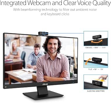 ASUS BE24EQK Monitors Used - Like New Black
