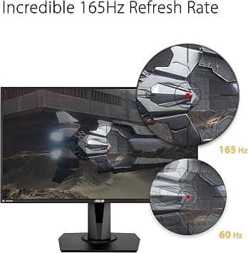 ASUS VG279QR Monitors Used - Very Good Black