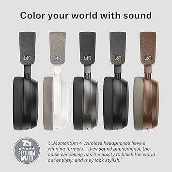 Sennheiser Momentum 4 Headphones & Earbuds New Black