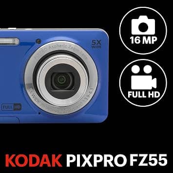 Kodak FZ55 Digital Cameras Black New