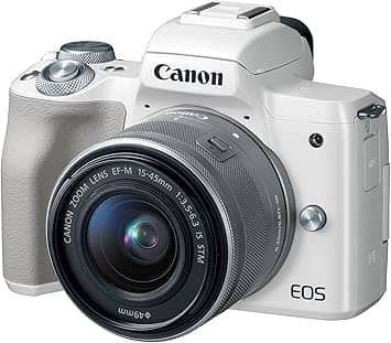 Canon EOS M50 Digital Cameras White New
