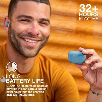 JLab GO Air POP Headphones & Earbuds New Gray