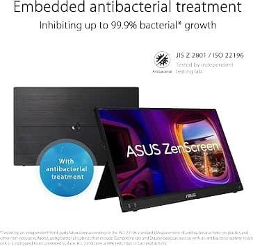 ASUS MB16ACVR Monitors Open-Box Excellent Black