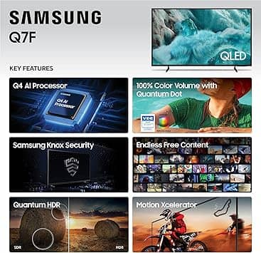 Samsung Q7F TVs New Black