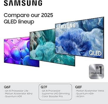 Samsung Q7F TVs New Black