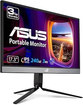 ASUS XG17AHP Monitors Refurbished - Excellent Black