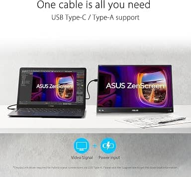 ASUS MB16ACVR Monitors Open-Box Excellent Black