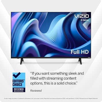 VIZIO D40f-J09 TVs New Black