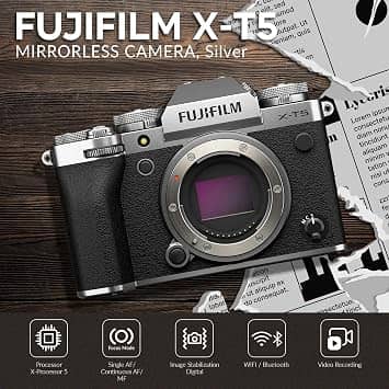 Fujifilm X-T5 Digital Cameras Silver New