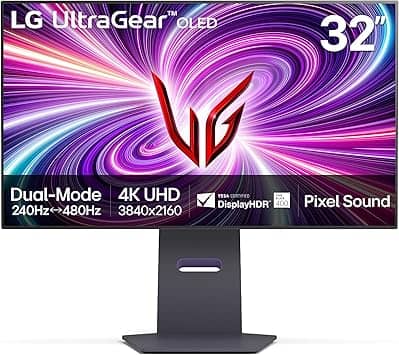 LG 32GS95UE Monitors Used - Good Black