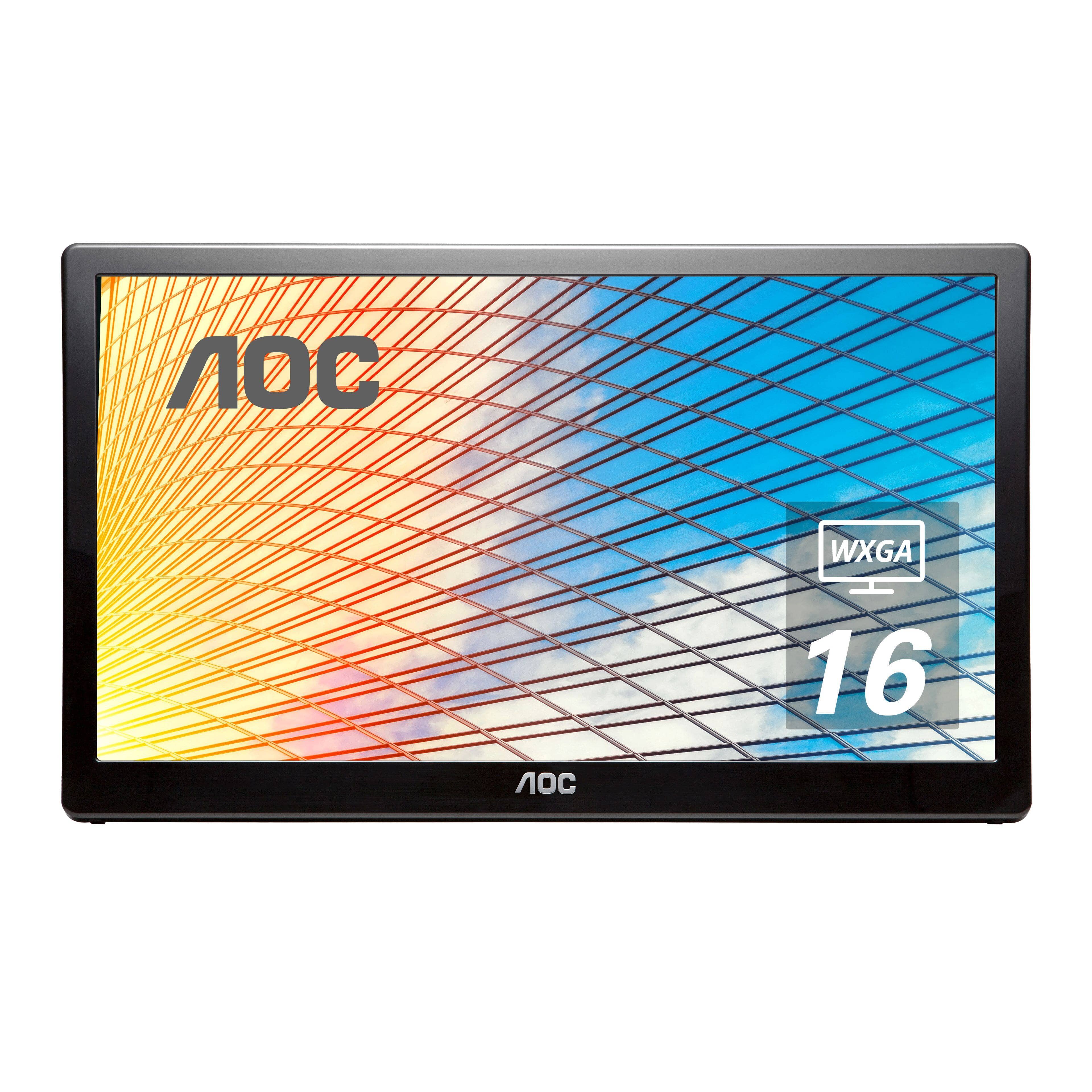 AOC E1659FWU Monitors New Black