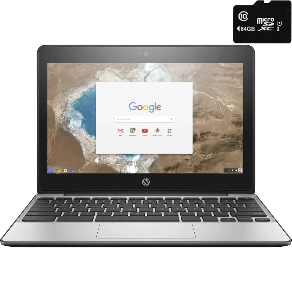 HP Chromebook 11 Computers New 64GB 4GB