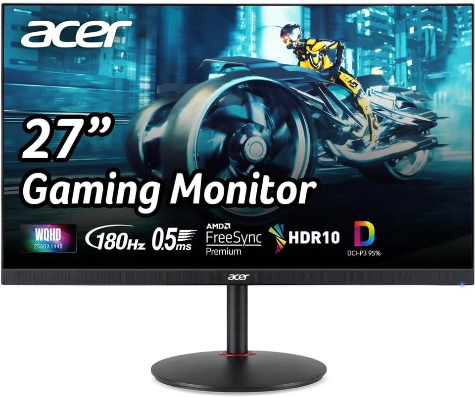 Acer XV271U Monitors New Black