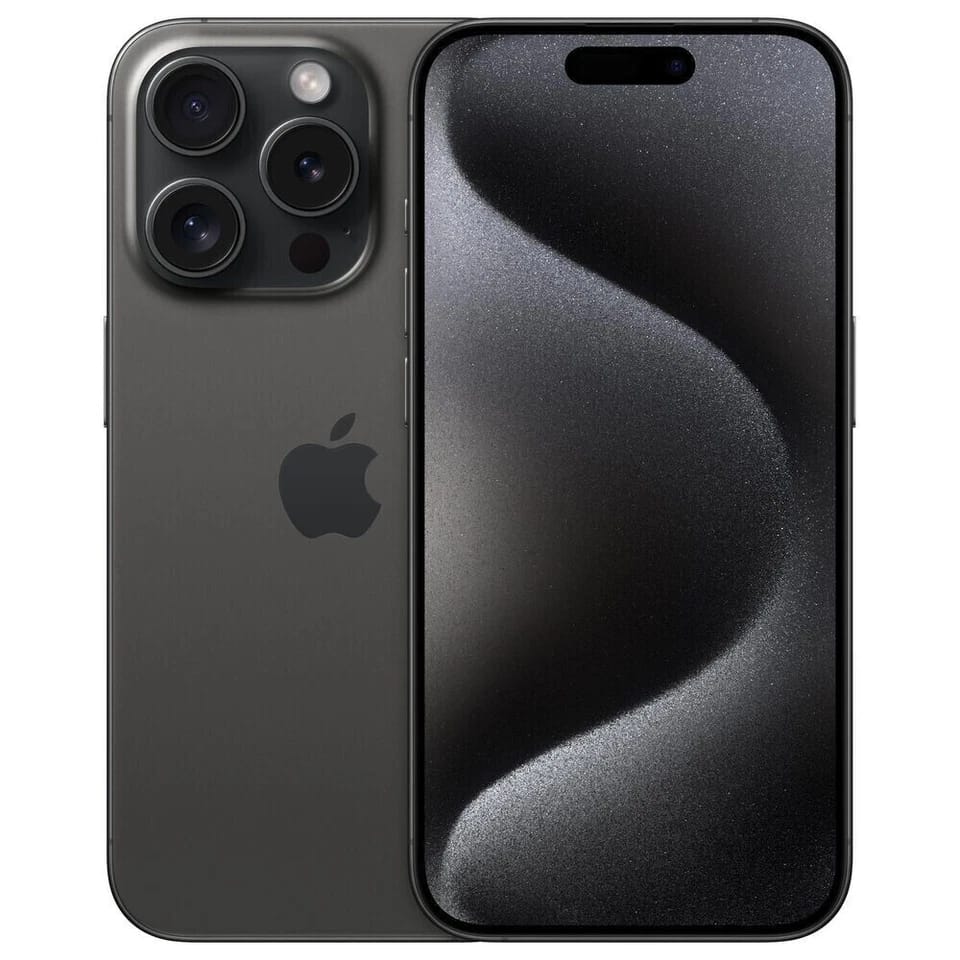 Apple iPhone 15 Pro Cell Phones Black 128G New Unlocked