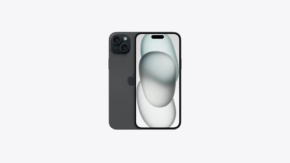 Apple iPhone 15 Plus Cell Phones Black 128G New Tracfone