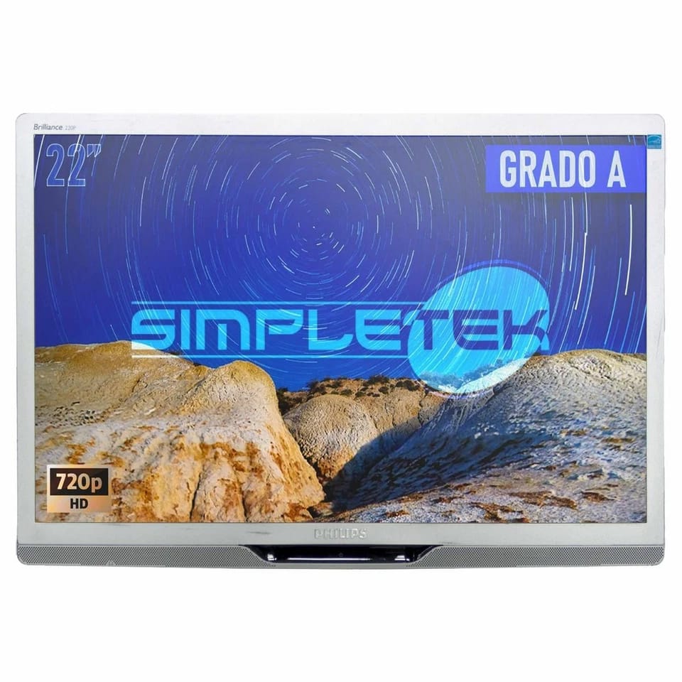 Philips 220P2ES Monitors Used - Good Silver