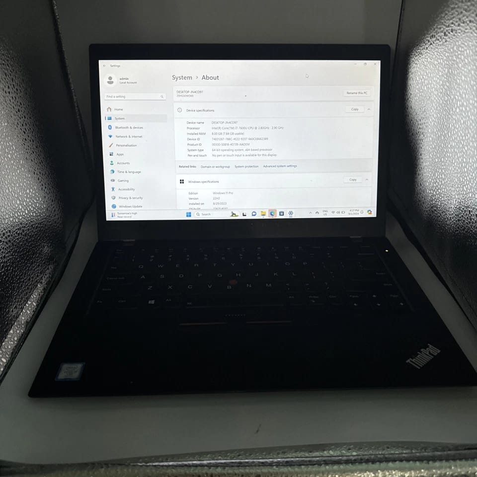 Lenovo ThinkPad T470s Computers New 512GB 24GB