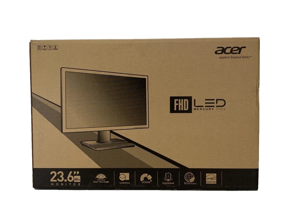 Acer V246HQL Monitors New Black