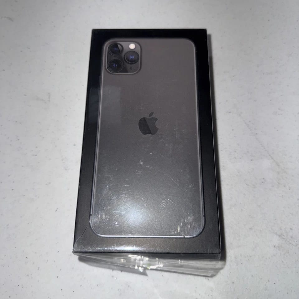Apple iPhone 11 Pro Max Cell Phones Gray 256G New Cricket