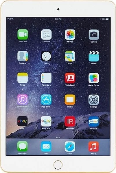 Apple iPad Mini 3 Tablets Gold 16GB New