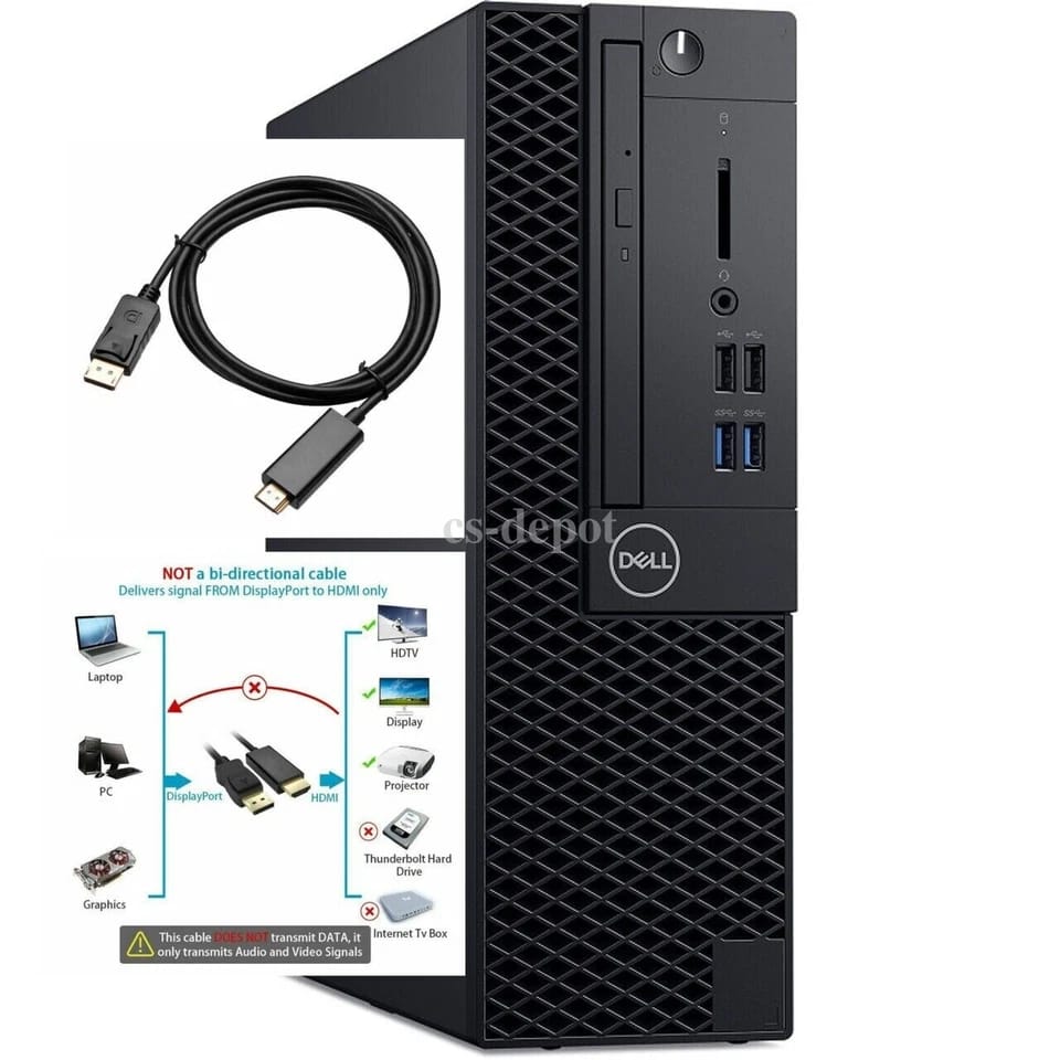 Dell OptiPlex 3070 Computers New 256GB 8GB