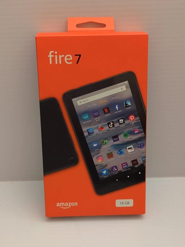 Amazon Fire 7 12th Tablets Black 16GB New