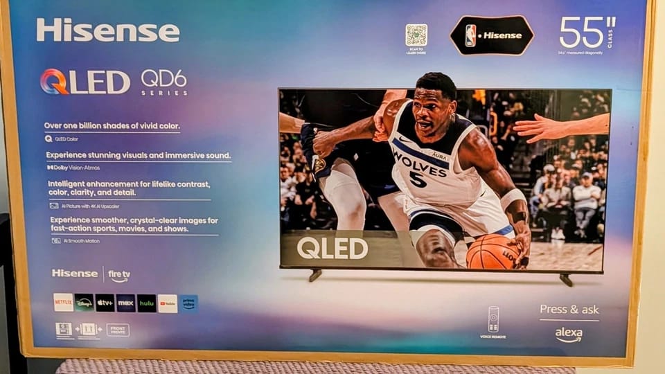 Hisense QD6 TVs New Black
