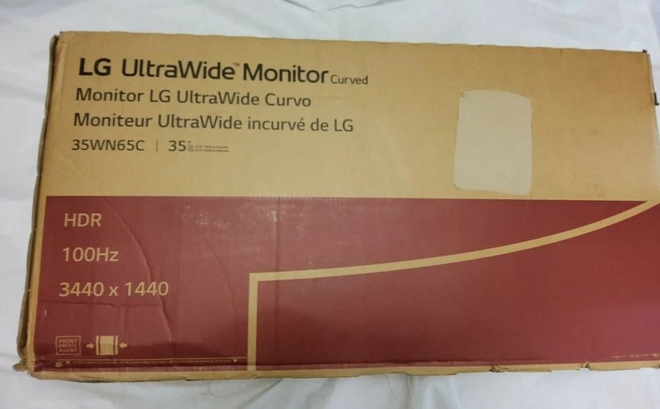 LG 35WN65C Monitors New Black