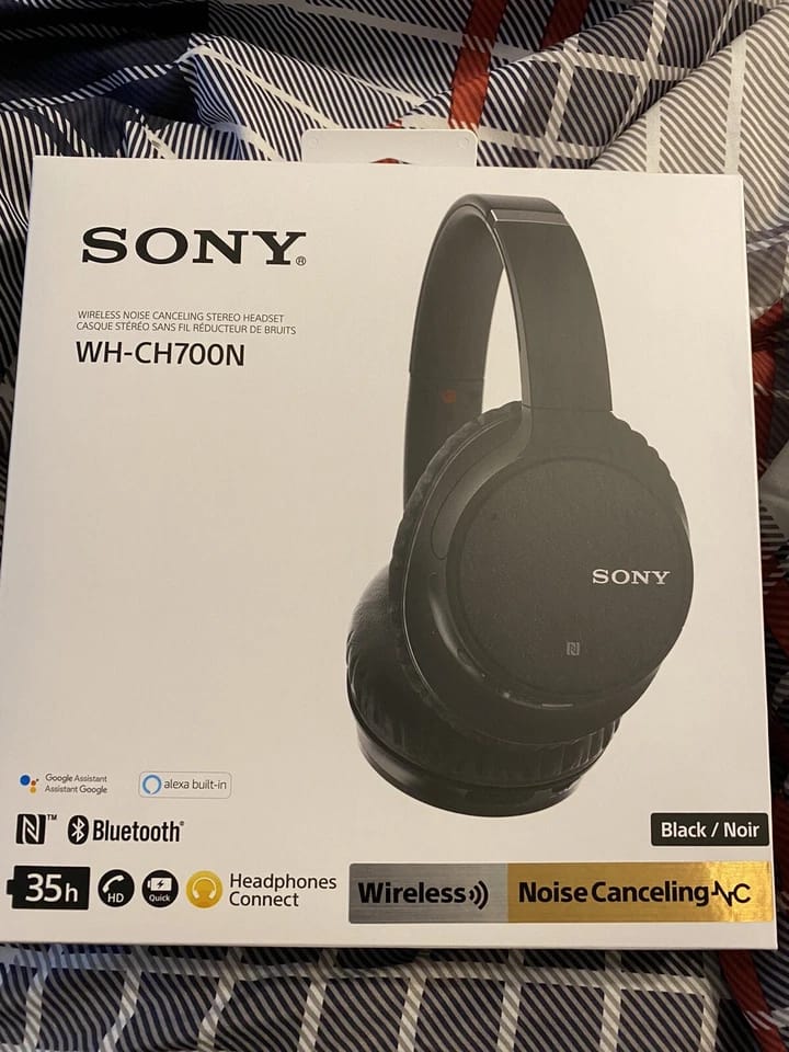Sony WH-CH700N Headphones & Earbuds New Black