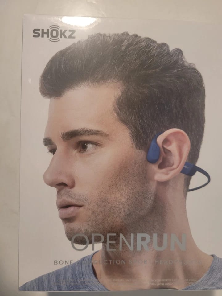Shokz OpenRun Headphones & Earbuds New Blue