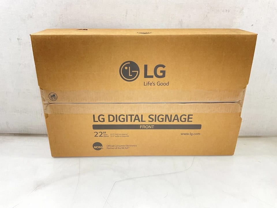 LG 22SM3G-B Monitors New Black