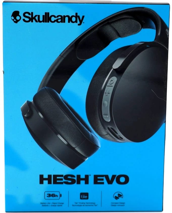 Skullcandy Hesh Wireless Headphones & Earbuds New Black