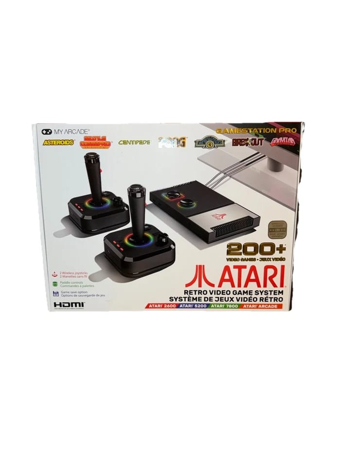 Atari Atari Official 2600+ Console & Joystick Video Game Consoles New Black