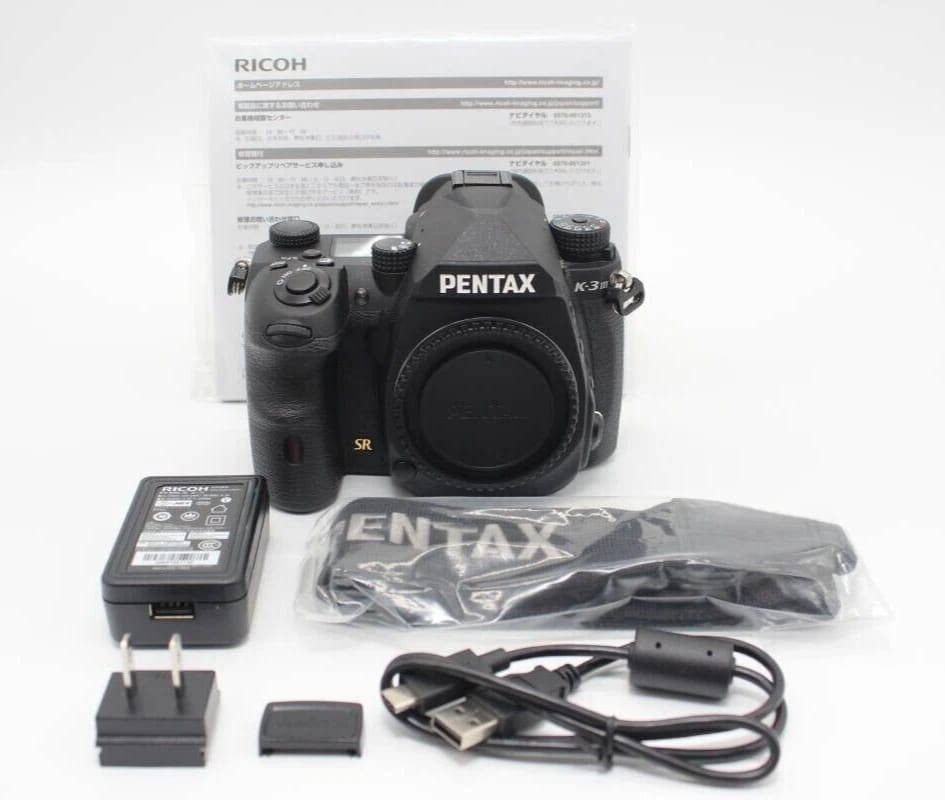 Pentax K-3 Mark III Digital Cameras Black Used - Very Good