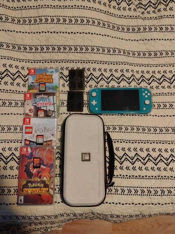 Nintendo Switch Lite Video Game Consoles New Blue