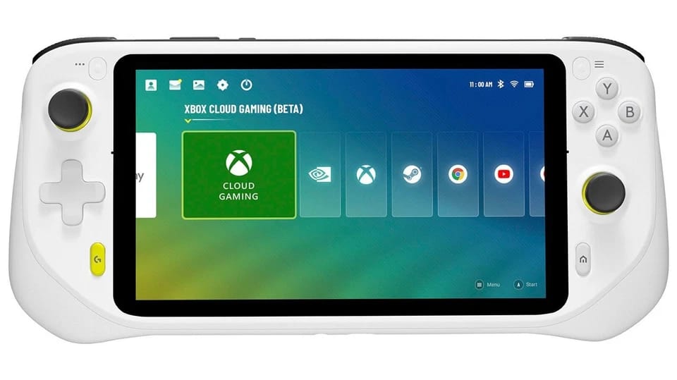 Logitech G Cloud Handheld Portable Gaming Console Video Game Consoles New White