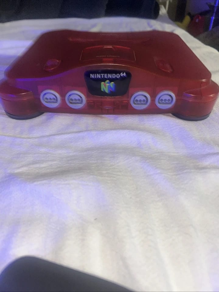 Nintendo 64 System Video Game Consoles New Silver