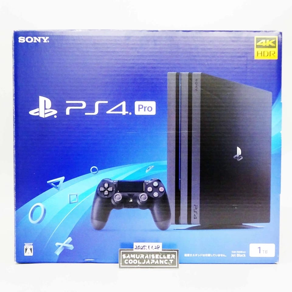 Sony PlayStation 4 Pro Video Game Consoles New Black